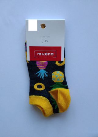 Zobrazit detail produktu - Dívčí ponožky nízké Milena Ananas Obrázek Dívčí ponožky nízké Milena Ananas